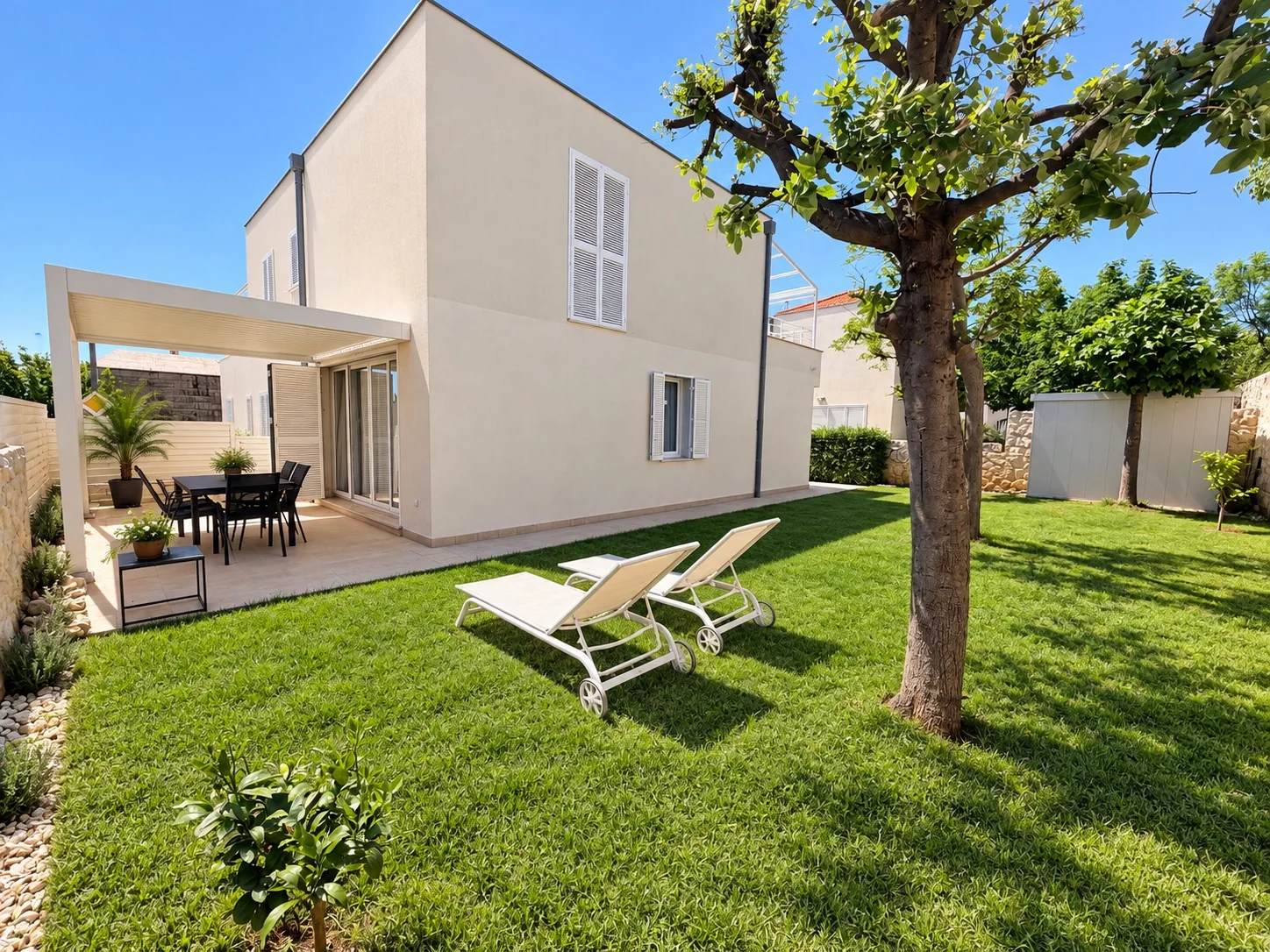 Apartmán se zahradou a terasou